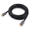 Armored HDMI 2.0 AOC, Type A to Type A, Hybrid 18Gbps 4K60 HDMI 2.0 Active Optical Cable