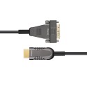 DVI to HDMI AOC, Hybrid 10.2Gbps 4K30 DVI to HDMI Active Optical Cable