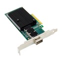 PCIe x8 Single QSFP+ Port 40GbE Network Card with Intel XL710 Chip