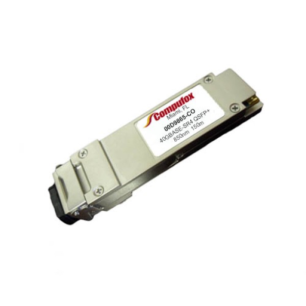 IBM 00D9865 Compatible 40GBase-SR4 QSFP+ Transceiver (MMF, 850nm, 150m, MTP/MPO, DOM)