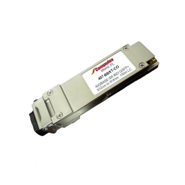 Dell 407-BBXT Compatible 40GBASE-SR BiDi Duplex Transceiver (MMF, 832nm - 918nm, 150m, LC)