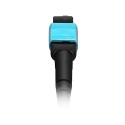 Multimode MPO-16 (Female) to MPO-16 (Female) Trunk Cable (16 Fiber, 50/125 OM4, Type B, LSZH)