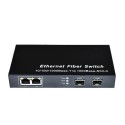 2-port GE SFP & 2-port 10/100/1000Base-T RJ45, Gigabit Ethernet Switch / SFP Media Converter